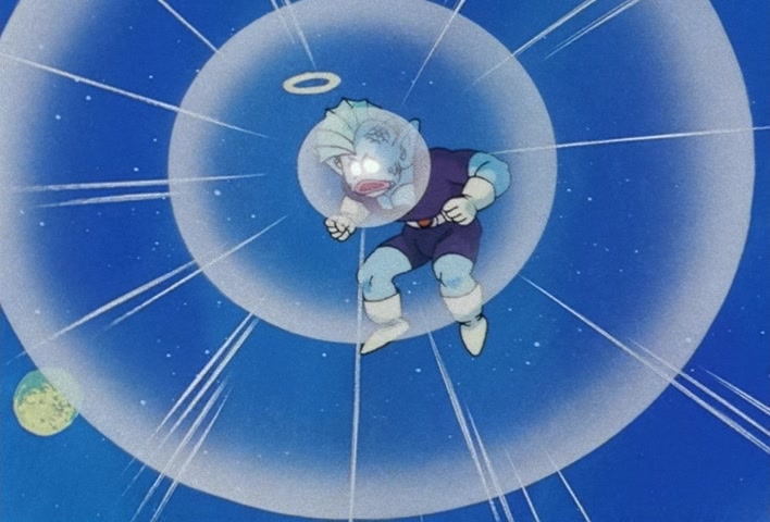 Dragon Ball Z Ep 197: Wild Enthusiasm on Dai Kaio's Planet!! Goku Stirs Up a Whirlwind @ 11:23