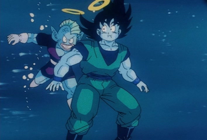 Dragon Ball Z Ep 197: Wild Enthusiasm on Dai Kaio's Planet!! Goku Stirs Up a Whirlwind @ 13:17