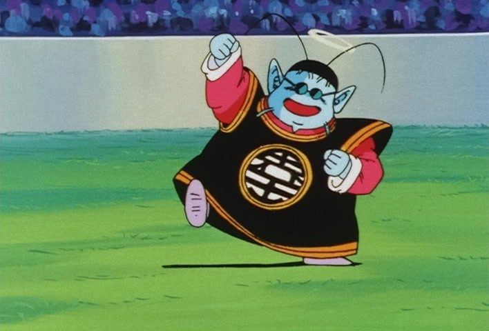 Dragon Ball Z Ep 197: Wild Enthusiasm on Dai Kaio's Planet!! Goku Stirs Up a Whirlwind @ 15:04