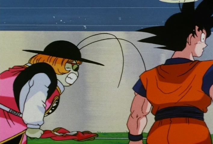 Dragon Ball Z Ep 197: Wild Enthusiasm on Dai Kaio's Planet!! Goku Stirs Up a Whirlwind @ 16:05