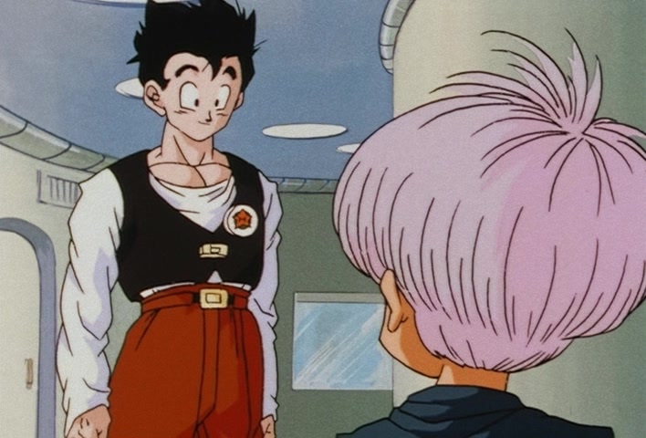 Dragon Ball Z Ep 201: The Champion and Lover of Justice — The Great Saiyaman Appears @ 05:09