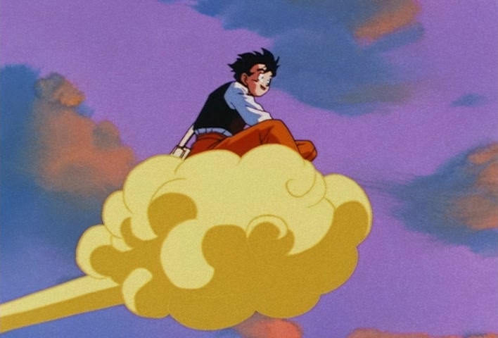 Dragon Ball Z Ep 201: The Champion and Lover of Justice — The Great Saiyaman Appears @ 06:42