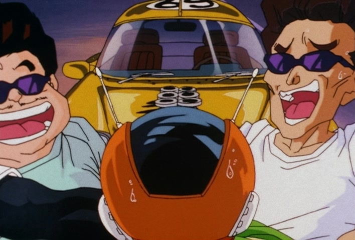 Dragon Ball Z Ep 201: The Champion and Lover of Justice — The Great Saiyaman Appears @ 09:44