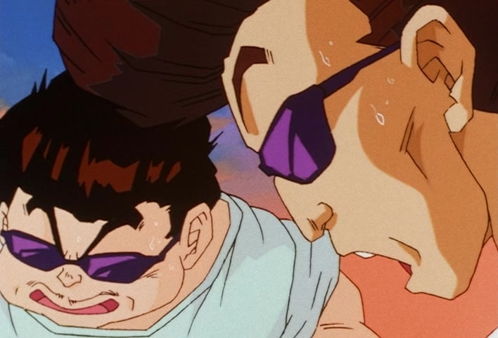 Dragon Ball Z Ep 201: The Champion and Lover of Justice — The Great Saiyaman Appears @ 10:07