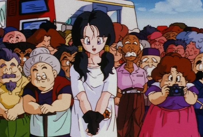 Dragon Ball Z Ep 201: The Champion and Lover of Justice — The Great Saiyaman Appears @ 21:37