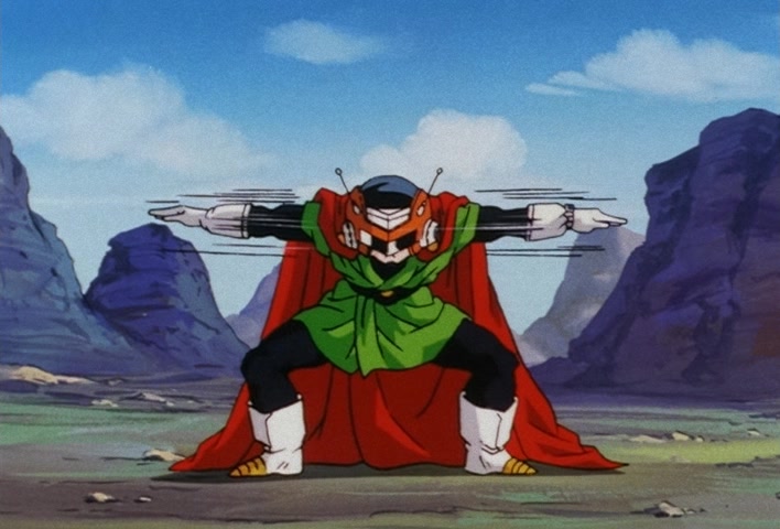 Dragon Ball Z Ep 201: The Champion and Lover of Justice — The Great Saiyaman Appears @ 21:48