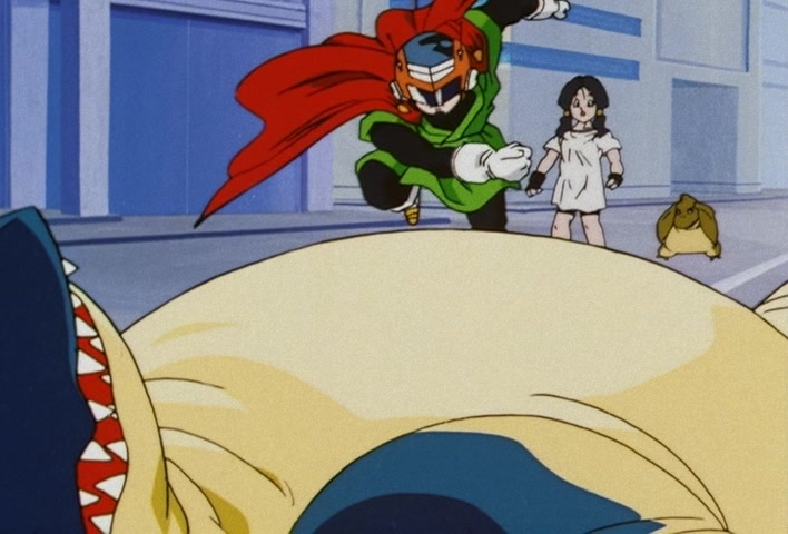 Dragon Ball Z Ep 204: A Robbery Case!! The Culprit is Saiyaman?! @ 17:25