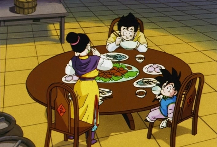 Dragon Ball Z Ep 206: Even Gohan is Surprised! Goten's Explosion of Power @ 02:55