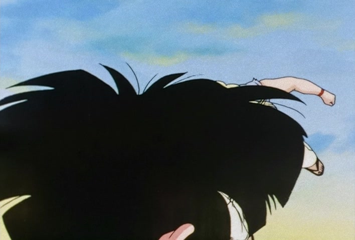 Dragon Ball Z Ep 206: Even Gohan is Surprised! Goten's Explosion of Power @ 04:34