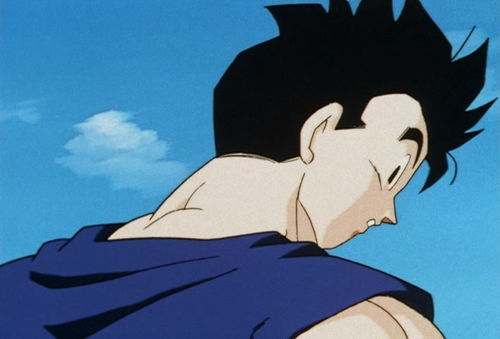 Dragon Ball Z Ep 206: Even Gohan is Surprised! Goten's Explosion of Power @ 05:56