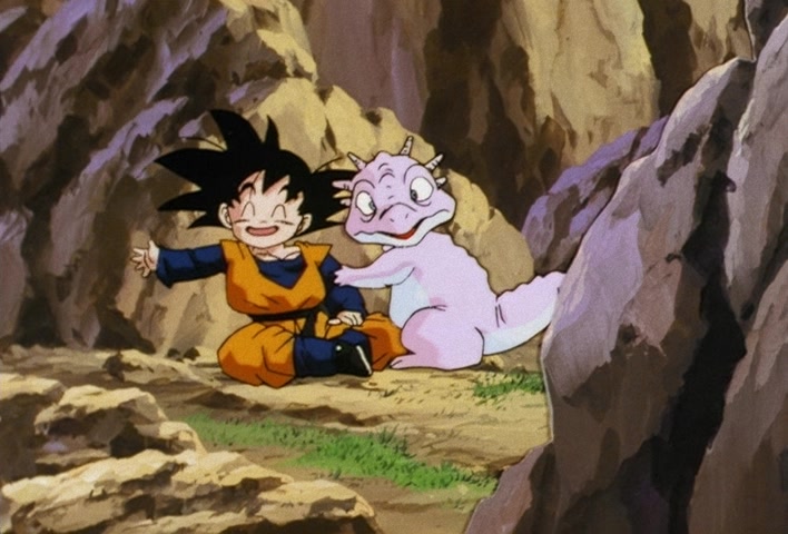 Dragon Ball Z Ep 206: Even Gohan is Surprised! Goten's Explosion of Power @ 06:20