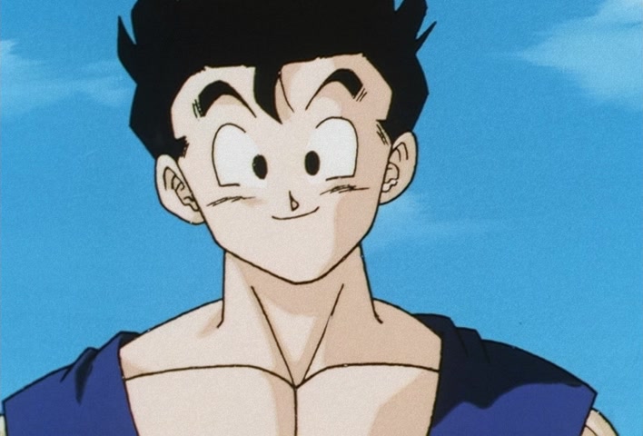 Dragon Ball Z Ep 206: Even Gohan is Surprised! Goten's Explosion of Power @ 06:32