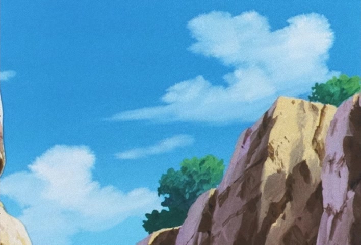 Dragon Ball Z Ep 206: Even Gohan is Surprised! Goten's Explosion of Power @ 08:05