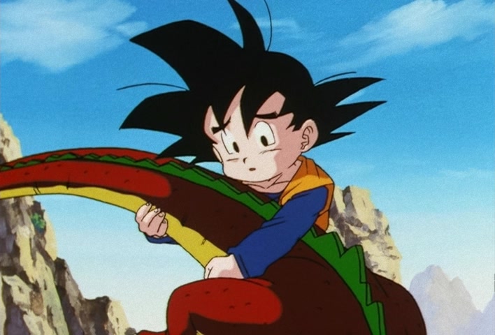Dragon Ball Z Ep 206: Even Gohan is Surprised! Goten's Explosion of Power @ 08:52