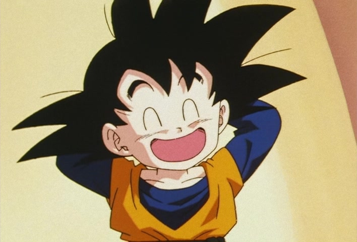 Dragon Ball Z Ep 206: Even Gohan is Surprised! Goten's Explosion of Power @ 22:10