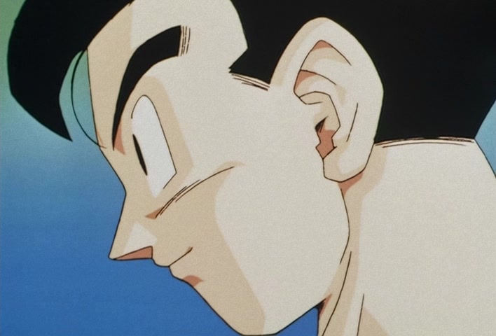 Dragon Ball Z Ep 206: Even Gohan is Surprised! Goten's Explosion of Power @ 22:45