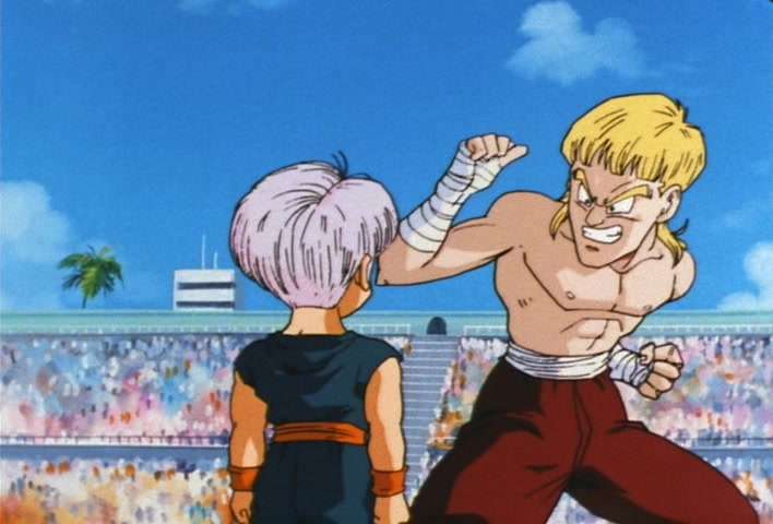 Dragon Ball Z Ep 211: It's My Turn!! Goten's Anxious First Fight @ 02:28