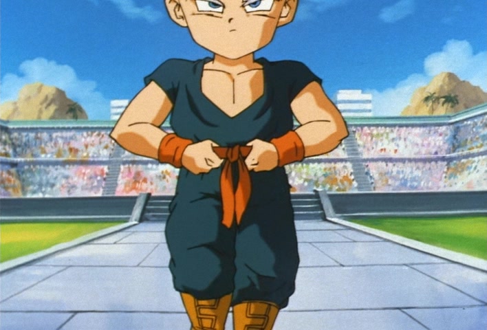 Dragon Ball Z Ep 211: It's My Turn!! Goten's Anxious First Fight @ 03:06