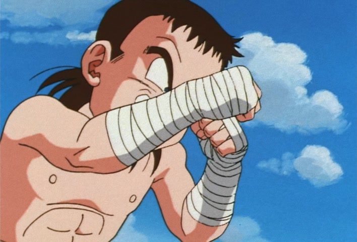 Dragon Ball Z Ep 211: It's My Turn!! Goten's Anxious First Fight @ 08:22