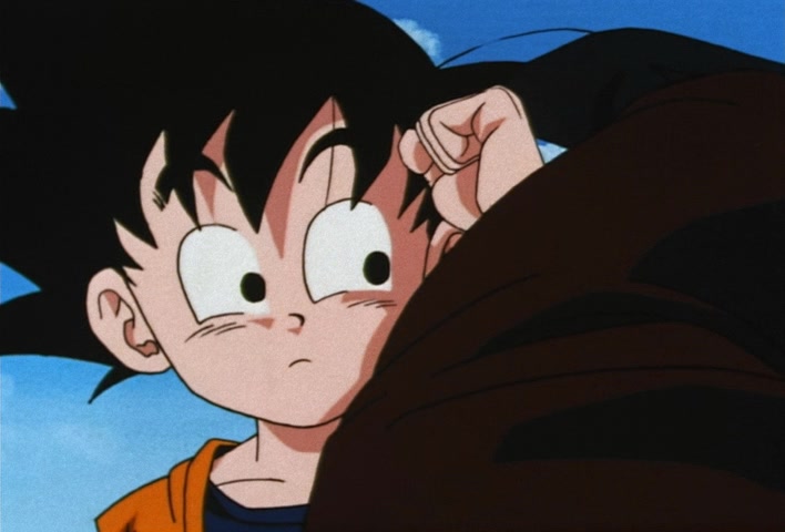 Dragon Ball Z Ep 211: It's My Turn!! Goten's Anxious First Fight @ 08:50