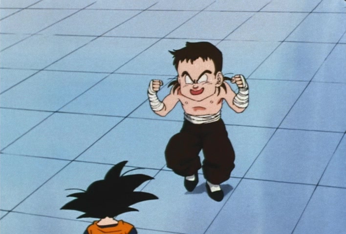 Dragon Ball Z Ep 211: It's My Turn!! Goten's Anxious First Fight @ 09:00