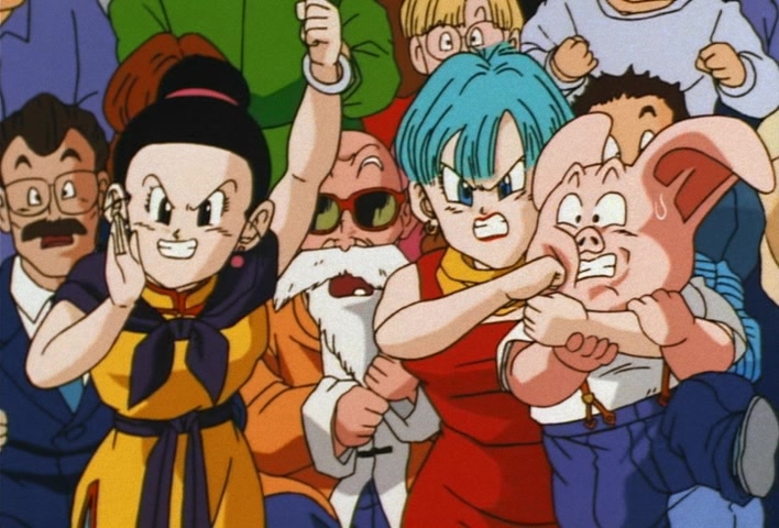 Dragon Ball Z Ep 211: It's My Turn!! Goten's Anxious First Fight @ 19:25