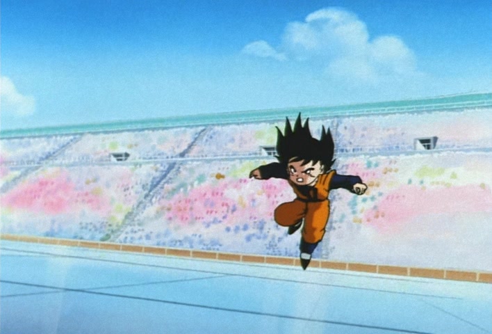 Dragon Ball Z Ep 211: It's My Turn!! Goten's Anxious First Fight @ 19:49