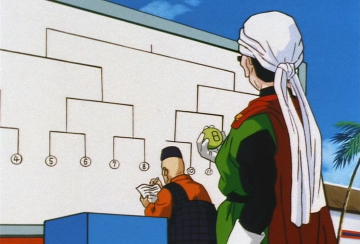 Dragon Ball Z Ep 214: Event Match-ups Decided!! Let's Hurry and Hold the First Round @ 11:09