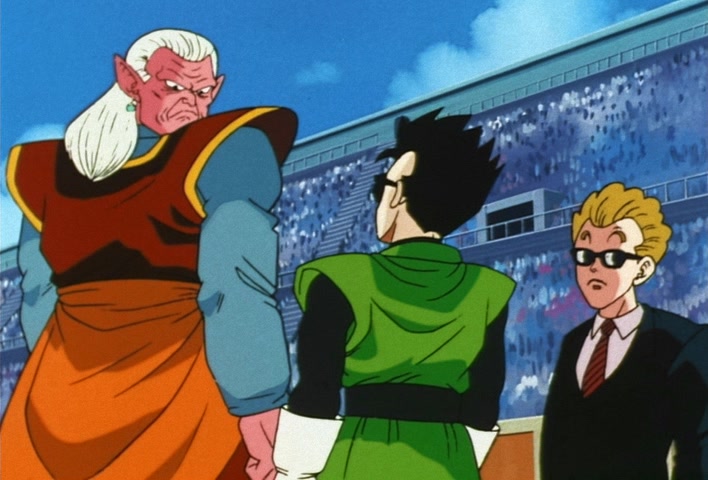 Dragon Ball Z Ep 218: Exposed!! The Saiyaman is Son Gohan @ 16:31