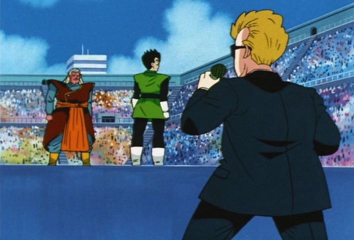 Dragon Ball Z Ep 218: Exposed!! The Saiyaman is Son Gohan @ 18:38