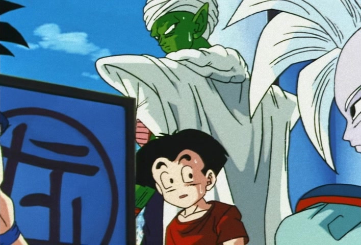 Dragon Ball Z Ep 218: Exposed!! The Saiyaman is Son Gohan @ 21:54