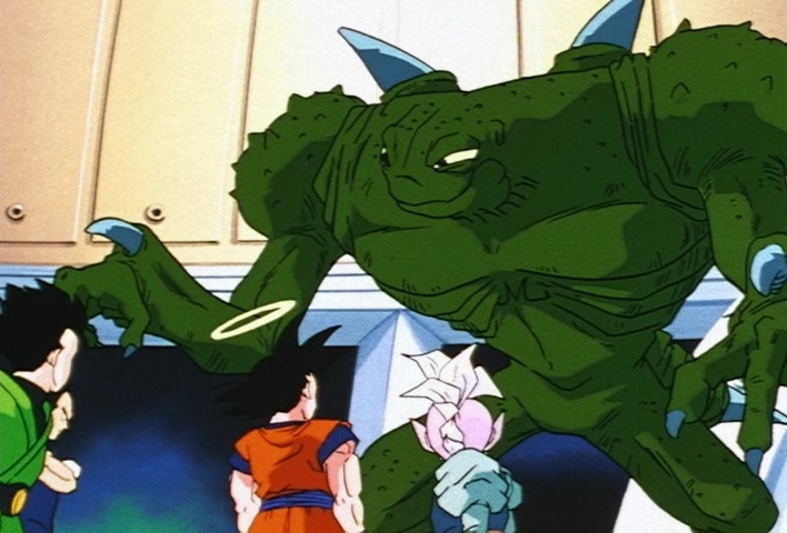 Dragon Ball Z Ep 223: Goku's Power Wide Open!! Blow Away Yakon @ 04:35
