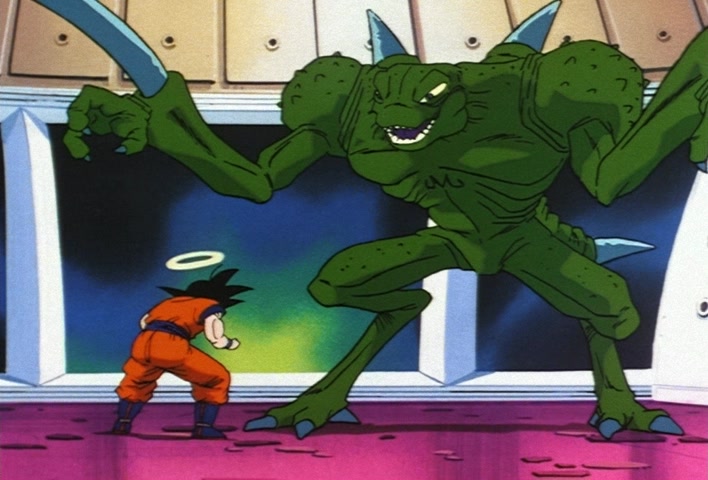 Dragon Ball Z Ep 223: Goku's Power Wide Open!! Blow Away Yakon @ 06:24