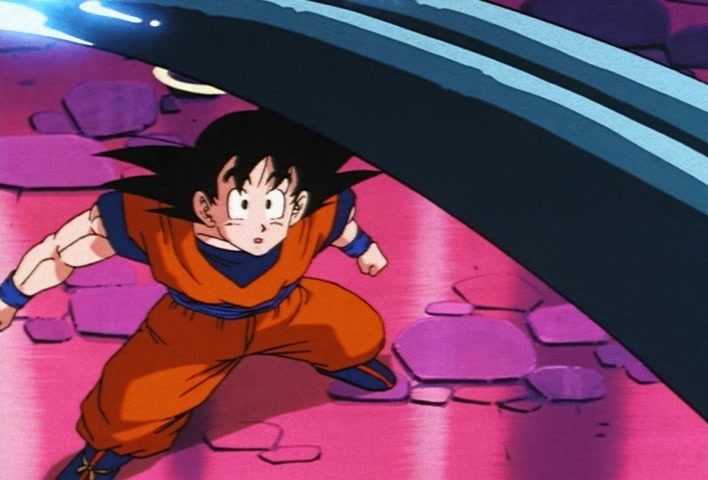 Dragon Ball Z Ep 223: Goku's Power Wide Open!! Blow Away Yakon @ 06:30