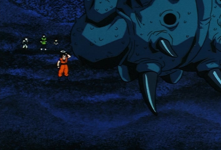 Dragon Ball Z Ep 223: Goku's Power Wide Open!! Blow Away Yakon @ 08:50