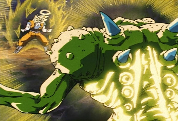 Dragon Ball Z Ep 223: Goku's Power Wide Open!! Blow Away Yakon @ 15:50