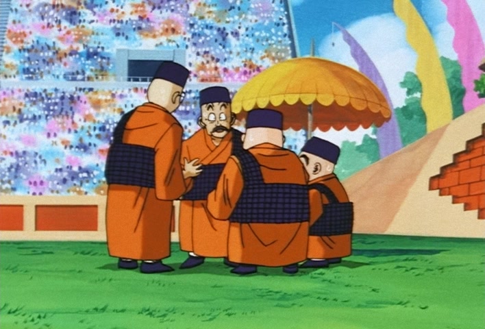 Dragon Ball Z Ep 224: A Great Miscalculation!! Satan vs Three Super Warriors?! @ 06:42