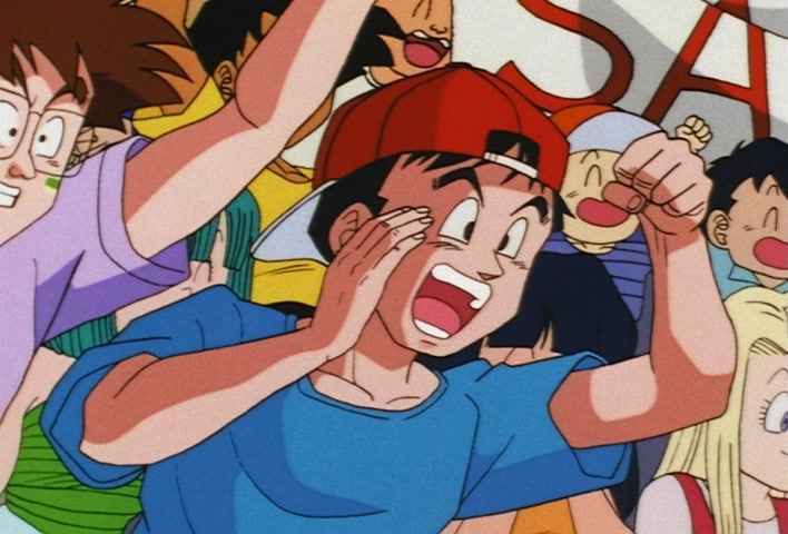 Dragon Ball Z Ep 224: A Great Miscalculation!! Satan vs Three Super Warriors?! @ 08:23