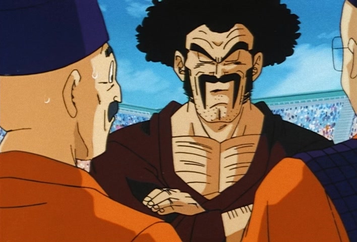 Dragon Ball Z Ep 224: A Great Miscalculation!! Satan vs Three Super Warriors?! @ 09:14