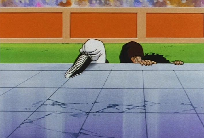 Dragon Ball Z Ep 225: Such Strong Kids!! No. 18's Close Fight?! @ 09:56