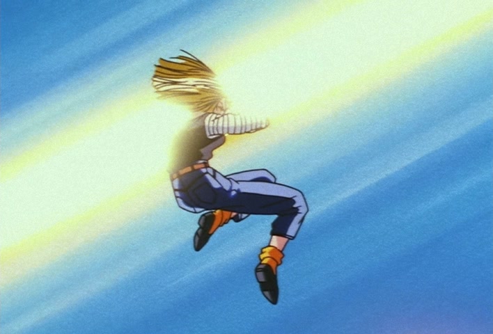 Dragon Ball Z Ep 225: Such Strong Kids!! No. 18's Close Fight?! @ 18:07