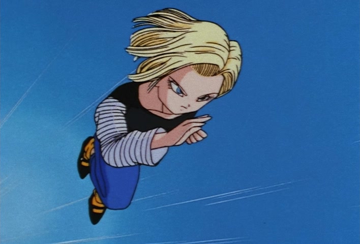 Dragon Ball Z Ep 225: Such Strong Kids!! No. 18's Close Fight?! @ 18:57