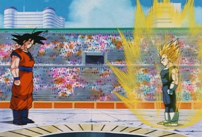 Dragon Ball Z Ep 228: Vegeta, the Prince of Destruction, is Revived!! Intrusion at the Tournament @ 22:17