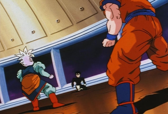 Dragon Ball Z Ep 229: A Super Confrontation of Destiny!! The Clash of Goku vs Vegeta @ 02:14