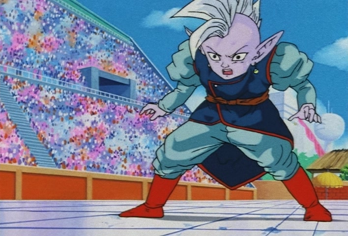 Dragon Ball Z Ep 229: A Super Confrontation of Destiny!! The Clash of Goku vs Vegeta @ 02:56