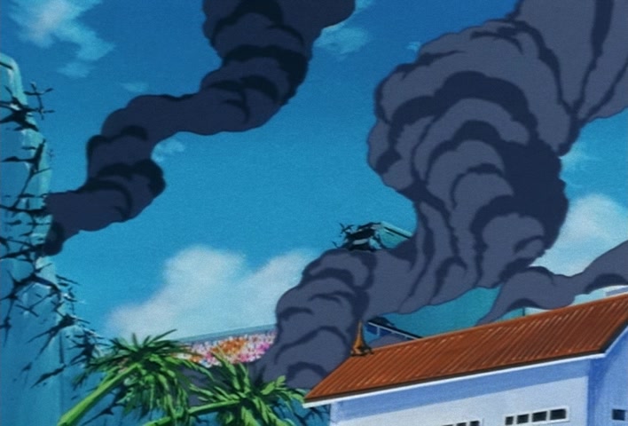 Dragon Ball Z Ep 229: A Super Confrontation of Destiny!! The Clash of Goku vs Vegeta @ 03:44