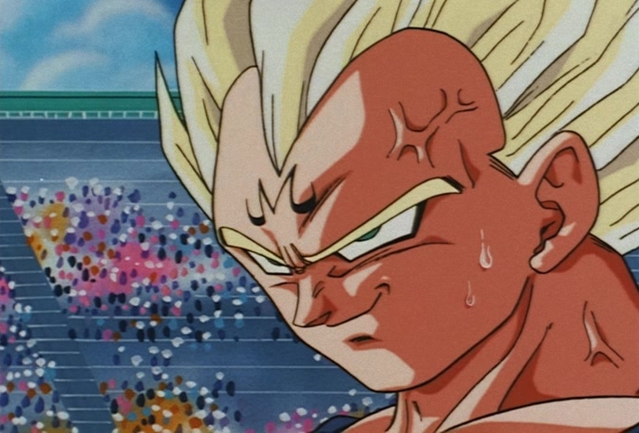 Dragon Ball Z Ep 229: A Super Confrontation of Destiny!! The Clash of Goku vs Vegeta @ 04:36