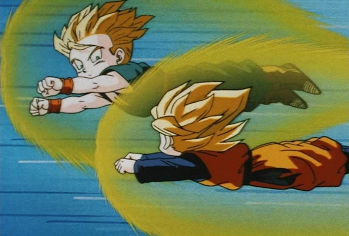 Dragon Ball Z Ep 229: A Super Confrontation of Destiny!! The Clash of Goku vs Vegeta @ 04:55