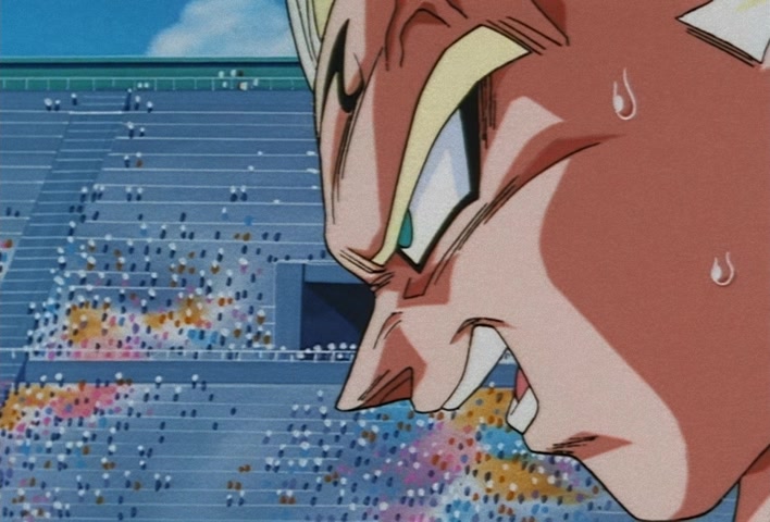 Dragon Ball Z Ep 229: A Super Confrontation of Destiny!! The Clash of Goku vs Vegeta @ 06:53