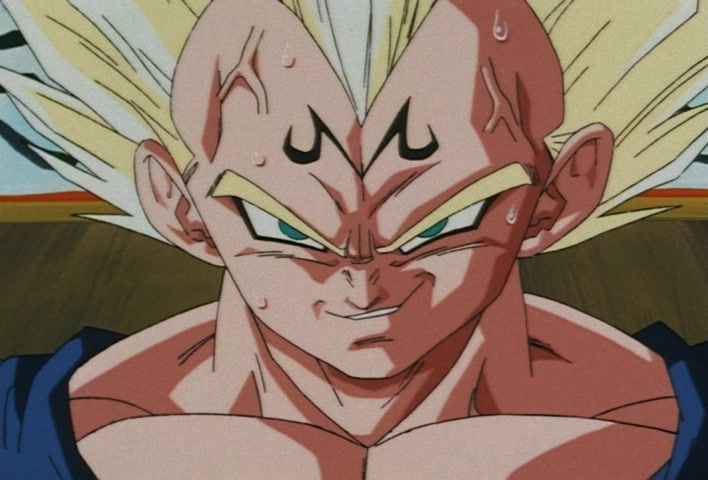 Dragon Ball Z Ep 229: A Super Confrontation of Destiny!! The Clash of Goku vs Vegeta @ 08:52